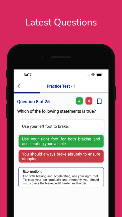 Connecticut DMV CT Permit Prep Screenshot