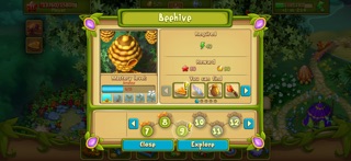 Clover meadow: match 3 game iPhone screenshot