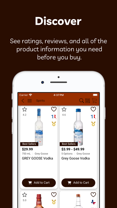 Aroma Fine Wine and Spirits iPhone screenshot 3 - Shopping app