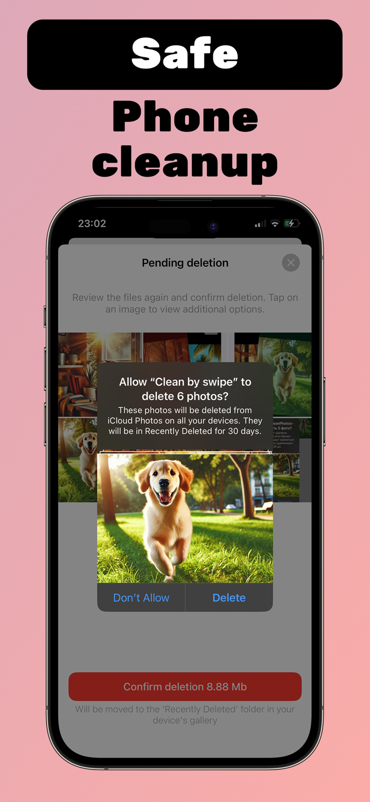 Photo delete swipe & Free up screenshot 5