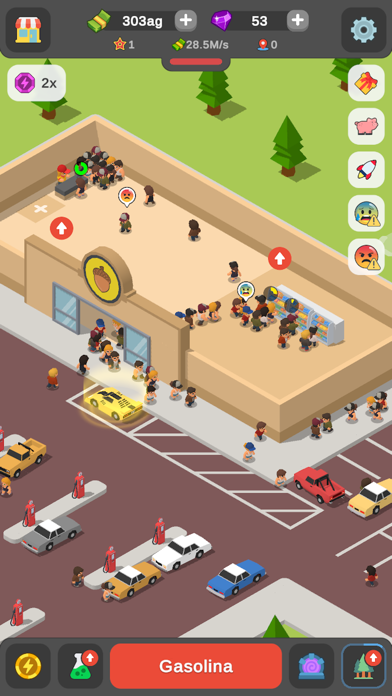 Idle Gas Station Tycoon iOS Mod IPA screenshot 6 - iOS game interface