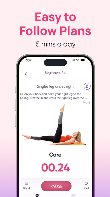 5 Minute Pilates Workout screenshot-4