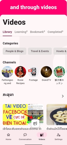 Lao - Listening Speaking iPhone screenshot