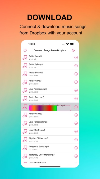 Musix - Simple Music Player AM screenshot-4