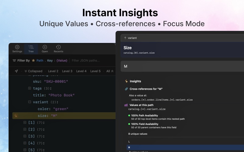 Parsee JSON Viewer screenshot