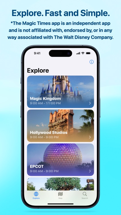 Magic Times Theme Park Planner