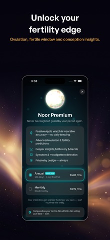 Noor: Period & Cycle Tracker Screenshot 6 of 7