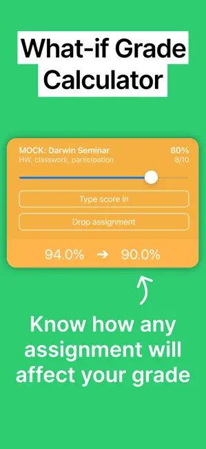 Gradekit: Track Grades & GPA iPhone screenshot 2