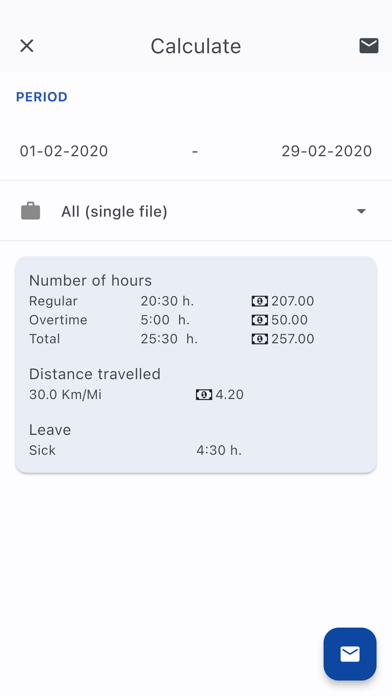 Timesheet - Access anywhere iPhone screenshot 5 - Finance app