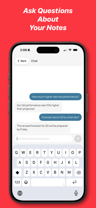 AI Transcription & Notes - RED Screenshot 7 of 7