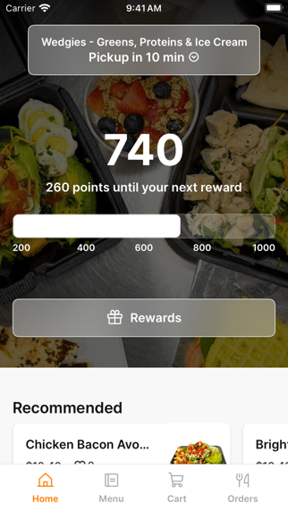 Wedgies iPhone screenshot 1 - Food & Drink app
