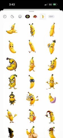 Sneaky Banana Stickers screenshot