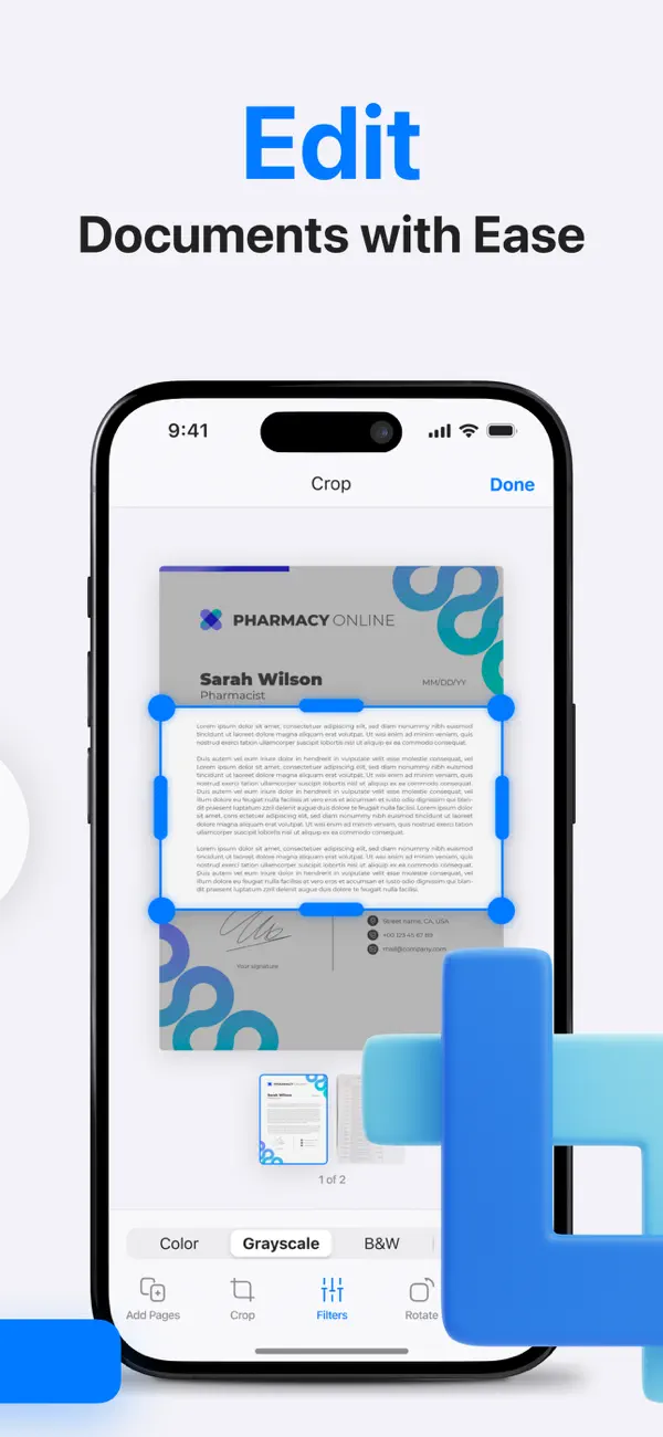 #5. PDF Document Scanner App + (iOS) Ved: Aleksandr Nesterov