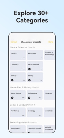 GapLearn: Daily Micro Learning iPhone screenshot