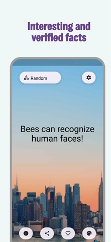 Curiosus - Daily Random Facts iPhone screenshot