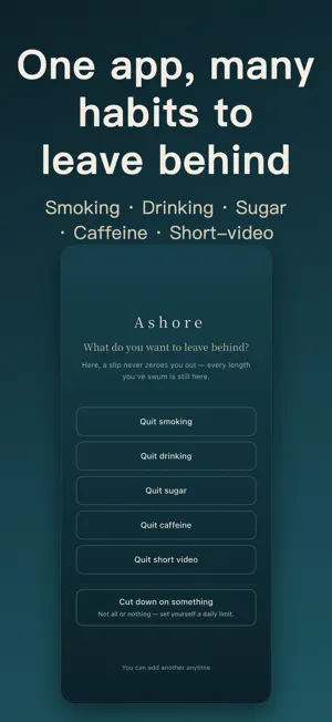 Ashore: Quit Smoking & Sober screenshot 3