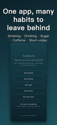Ashore: Quit Smoking & Sober Screenshot 3 of 6