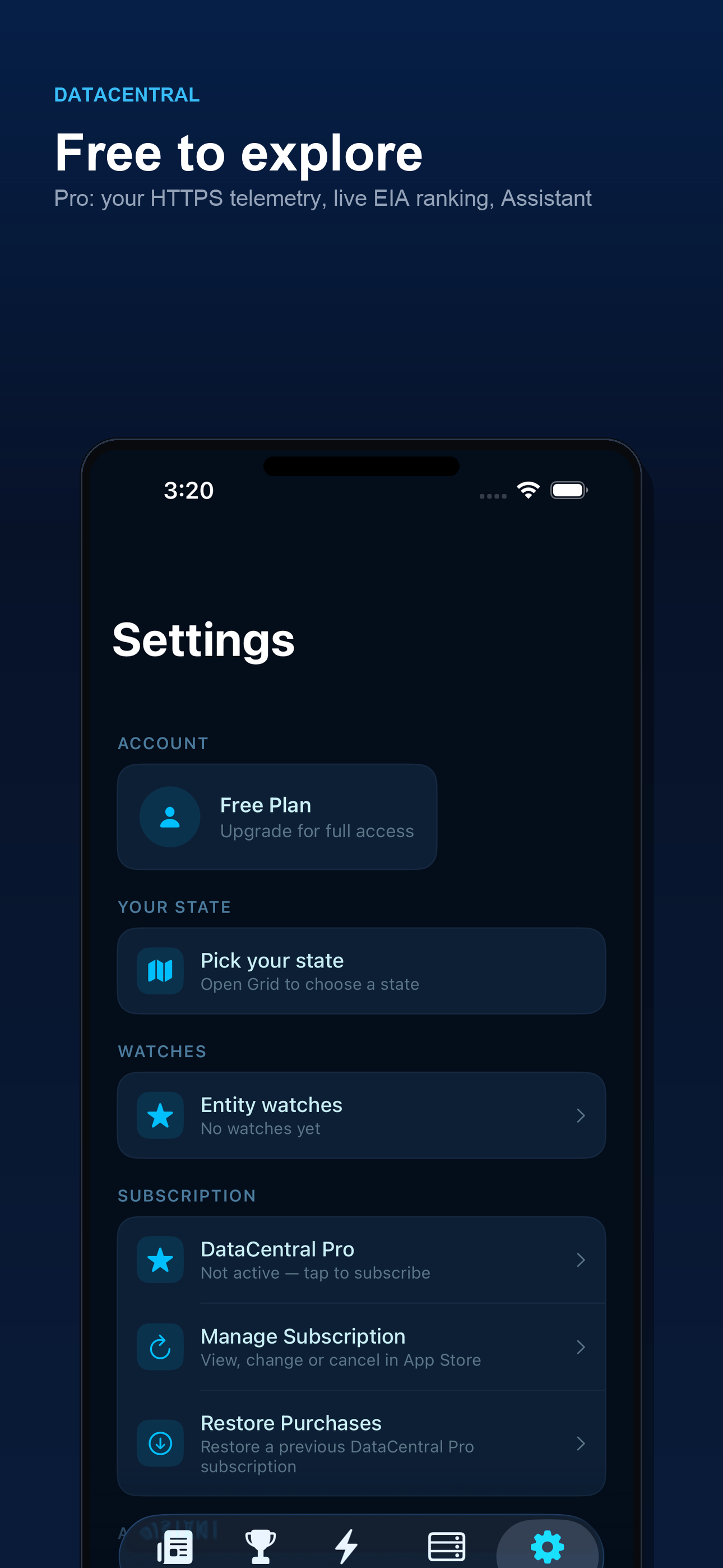DataCentral screenshot 6