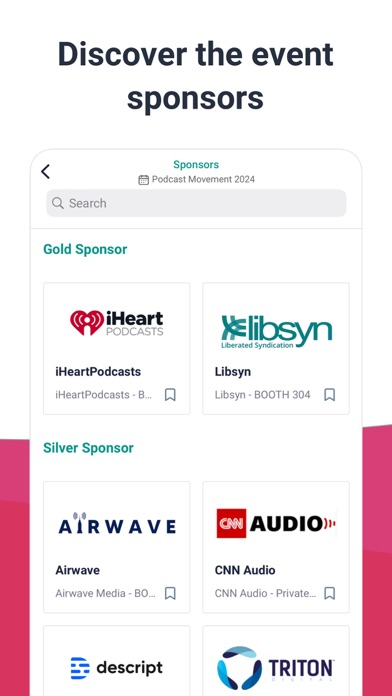 Podcast Movement 2025 iPhone screenshot 4 - Business app