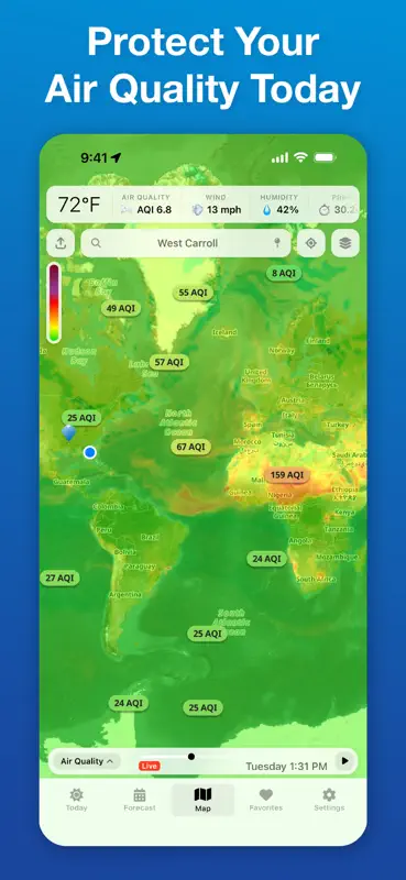 Vortix Pro: Weather Radar Maps screenshot 9 of 10