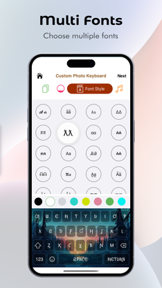 Fonts & Photo: Custom Keyboard screenshot 3