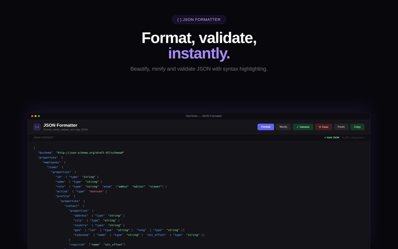 DevTools - Developer Toolkit screenshot