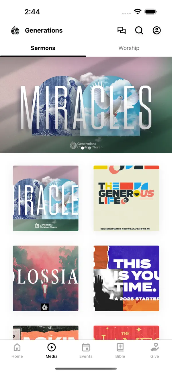 Screenshot #2 pour Generations Christian Church