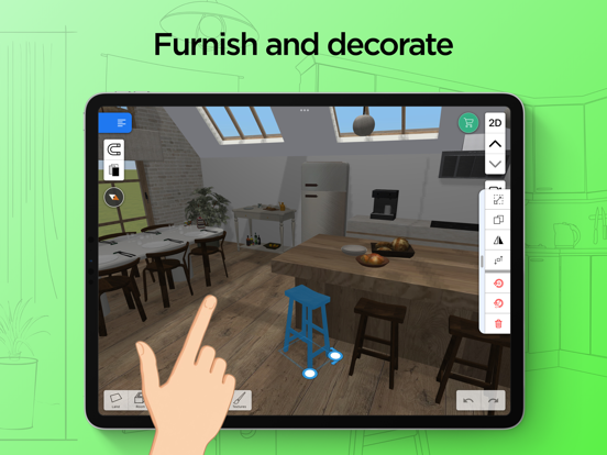 Home Design 3D: Huis Planner iPad app afbeelding 4