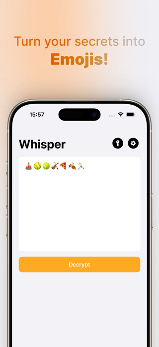 Whisper - Text Encryption Screenshot 1 of 3