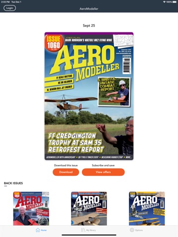 Aero Modeller iPad screenshot