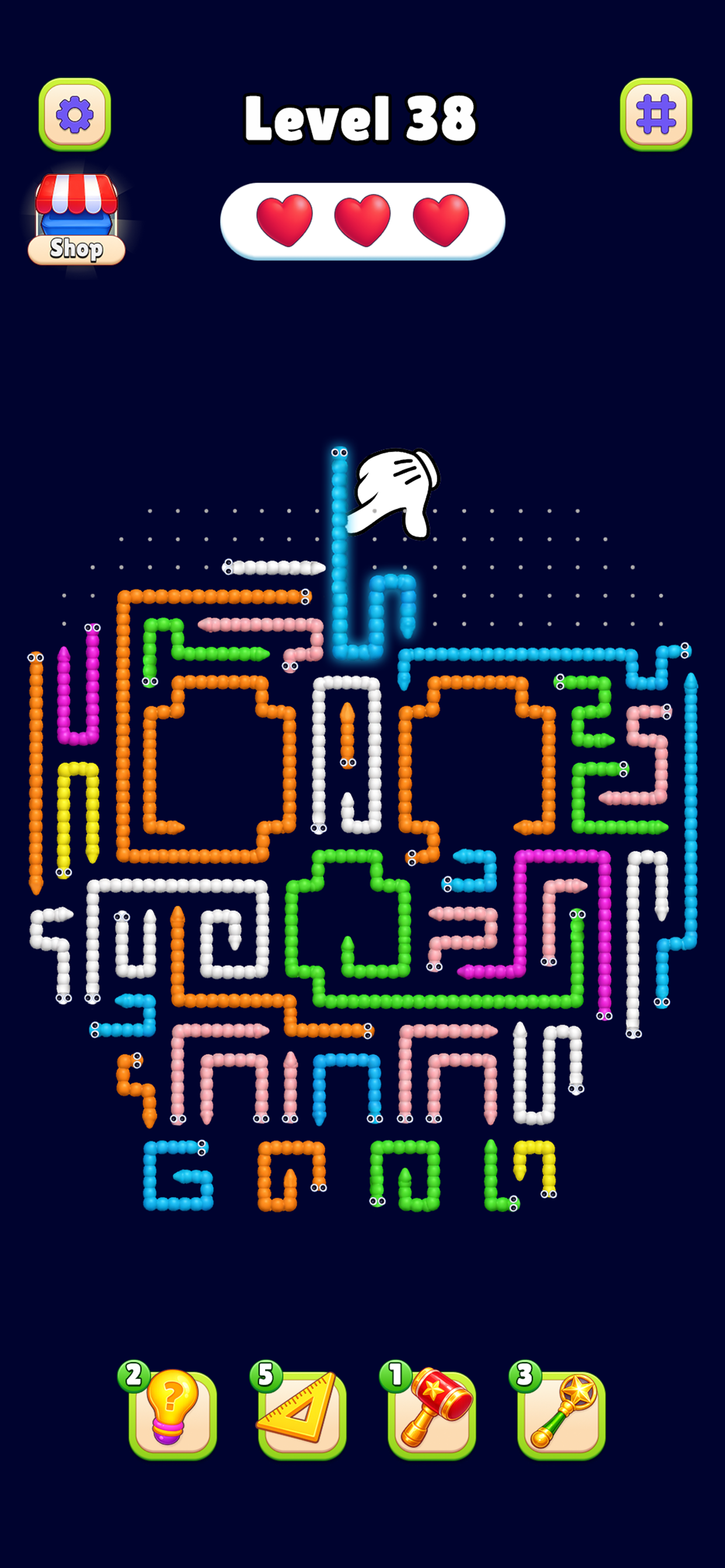 Worm Away: Jam Out Puzzle screenshot 8