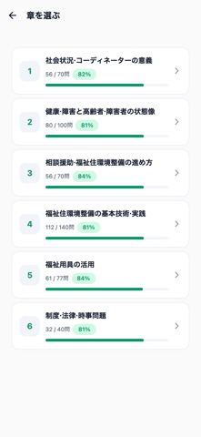 福祉住環境対策 のスクリーンショット
