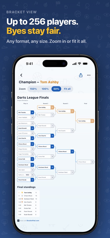 Bracket Pad: Tournament Maker screenshot 2
