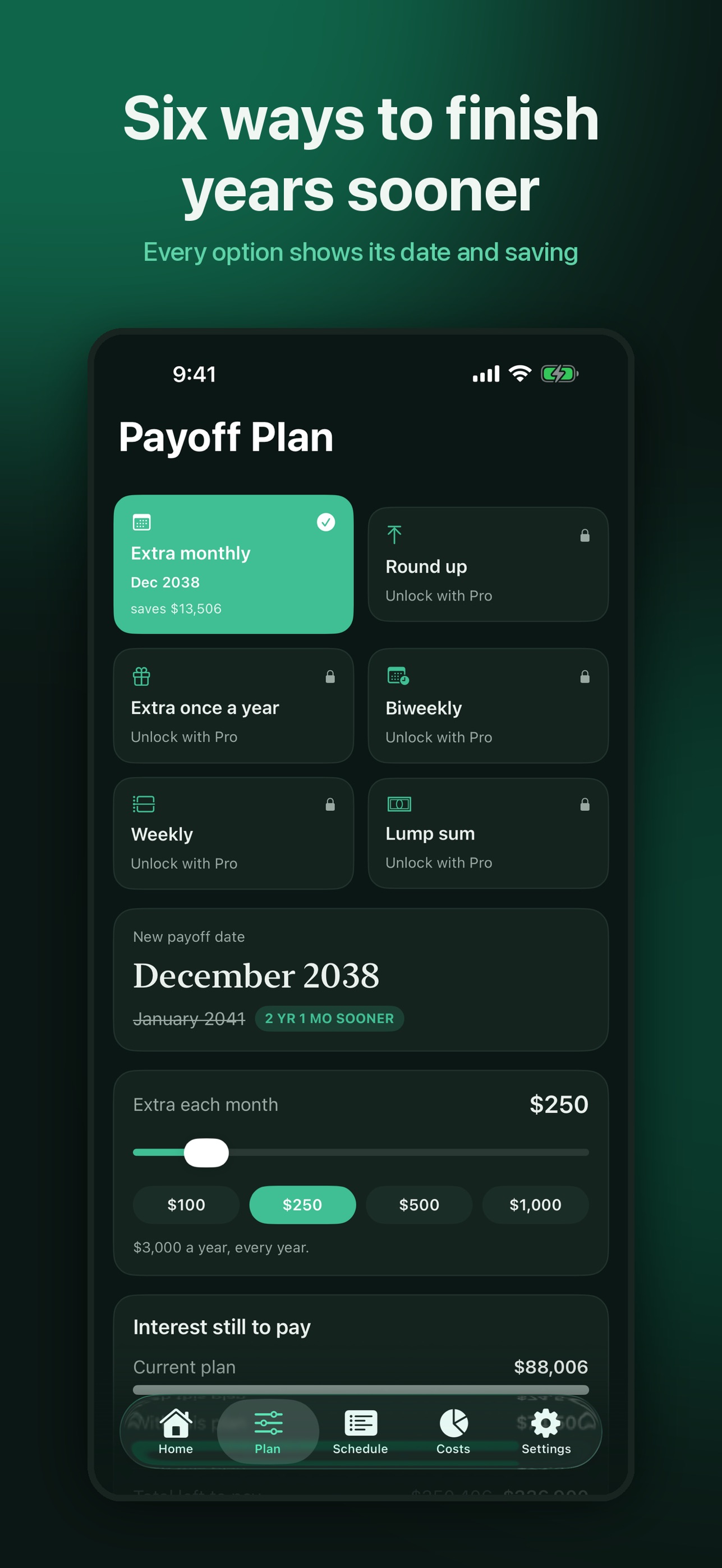 Screenshot 2 of House Payoff Calculator