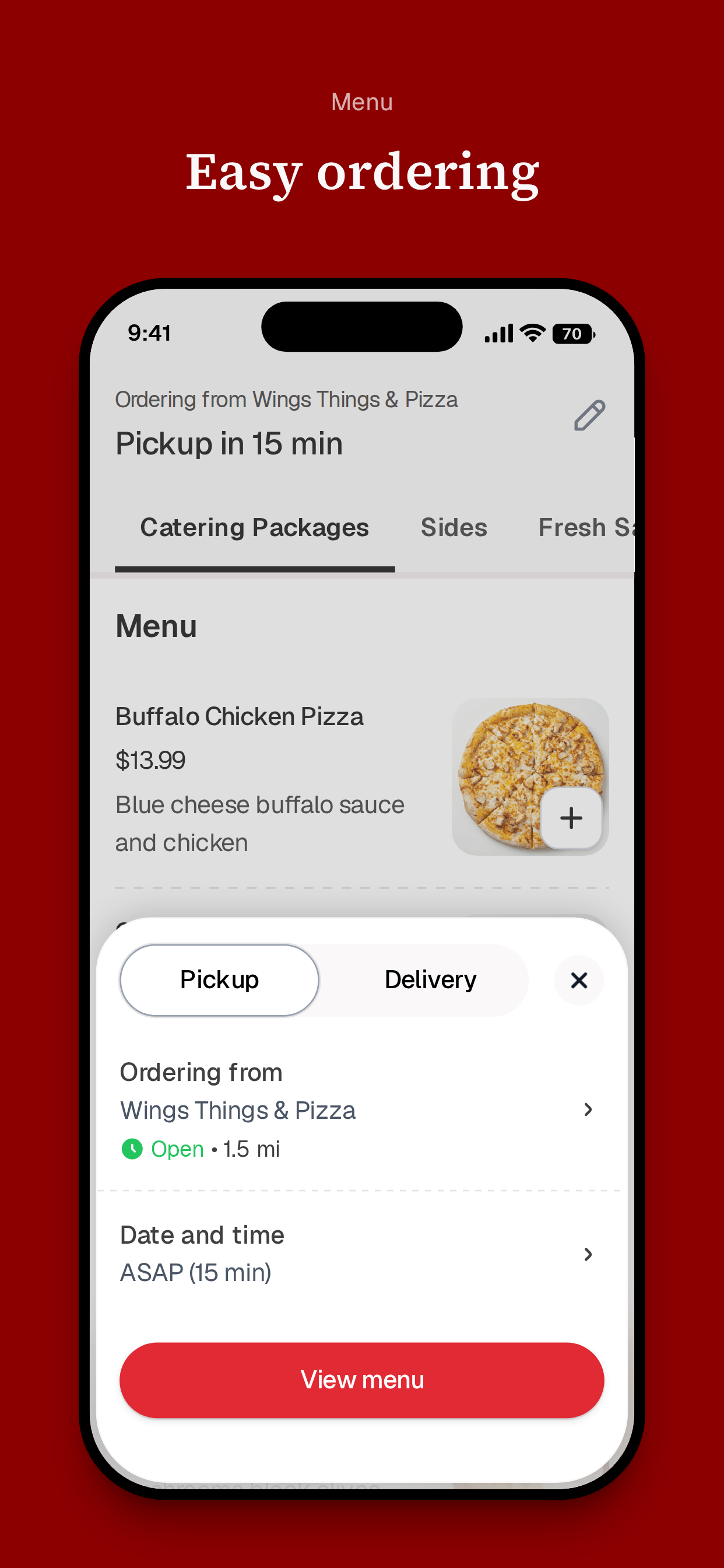 Wings Things & Pizza To Go screenshot 3