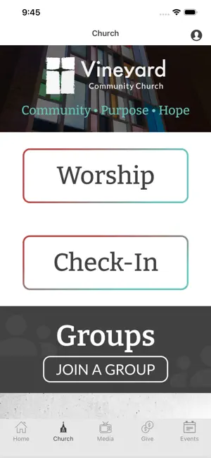 Vineyard Community Church, STL screenshot 1