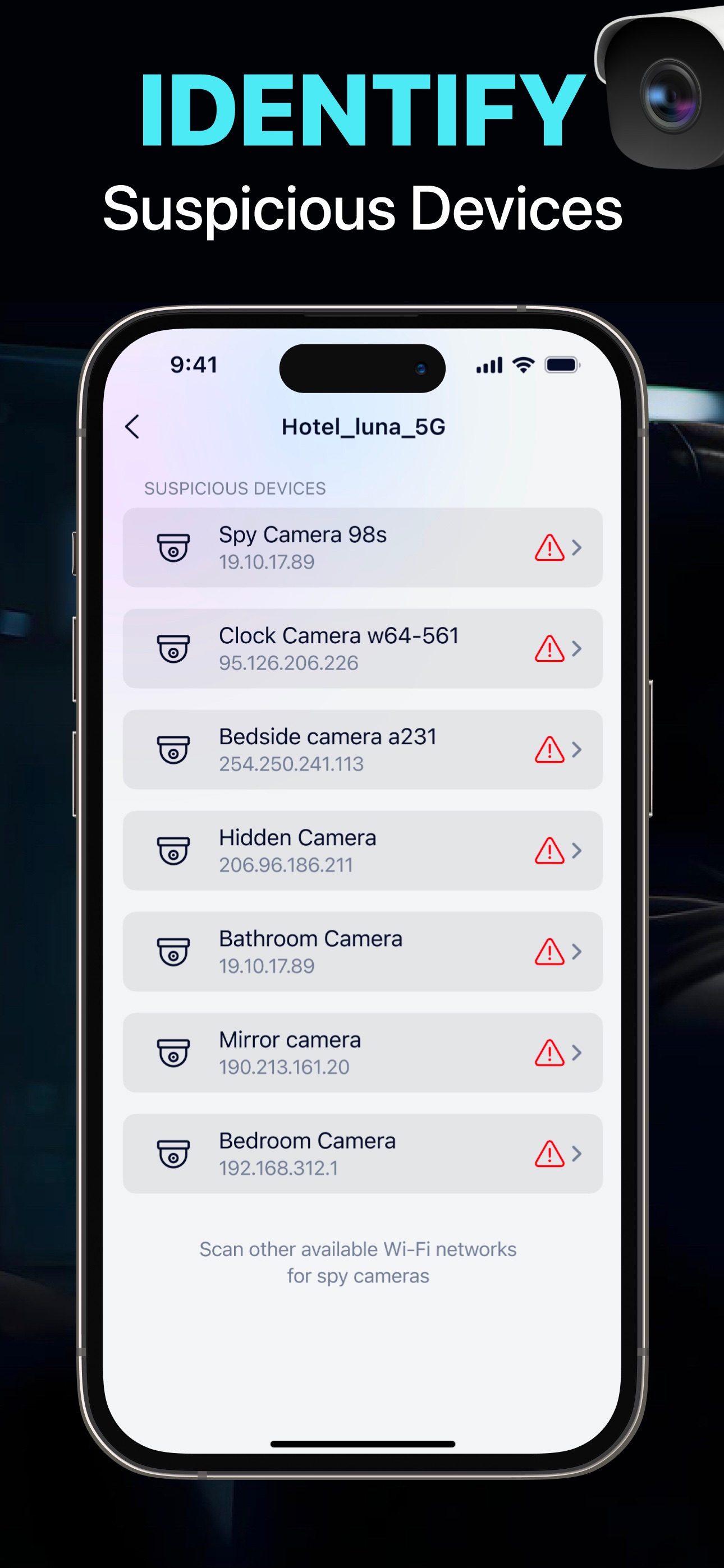 Screenshot 4 of Hidden Camera Detector FindSpy