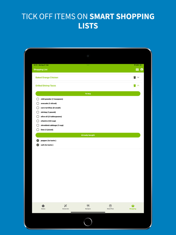 AI-Chef iPad screenshot