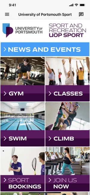 University of Portsmouth Sport screenshot 1