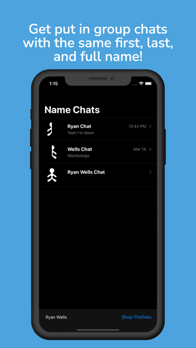 Name Chat Screenshot