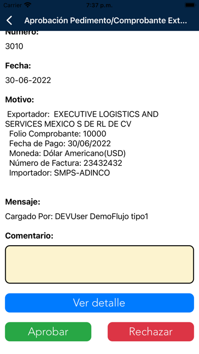 Adinco Compliance Screenshot