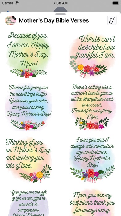 Screenshot #3 pour Mother's Day Bible Verses