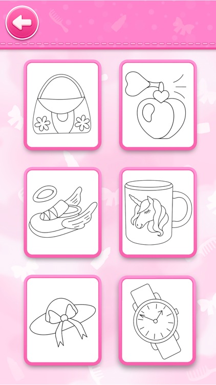 Glitter beauty coloring book screenshot-3