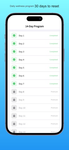 May Reset – 14-Day CBT Reset iPhone screenshot