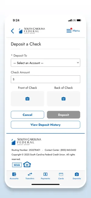 SC Federal Credit Union screenshot 6