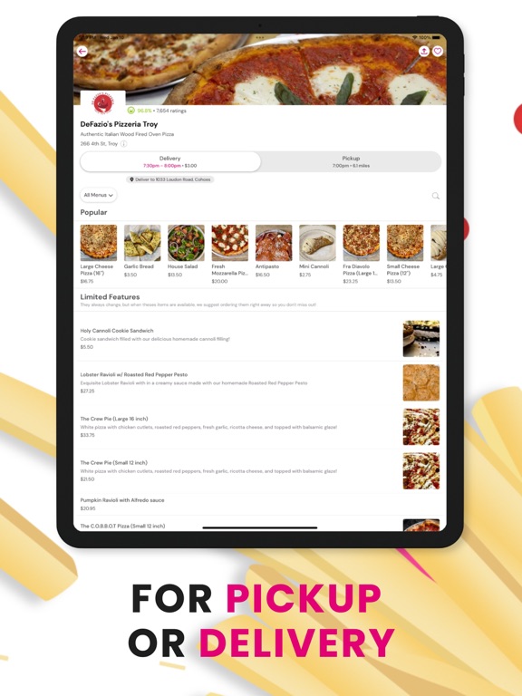 Mealeo: Takeout & Delivery iPad screenshot 4 - Food & Drink app