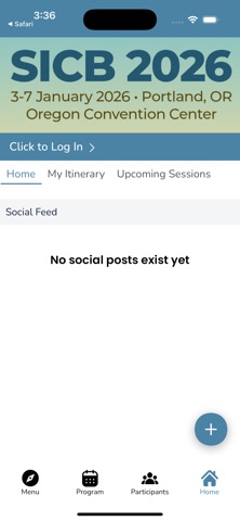SICB 2026 Annual Meeting screenshot