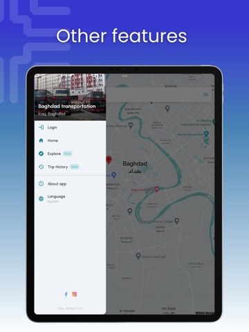 Baghdad Transportation iPad screenshot