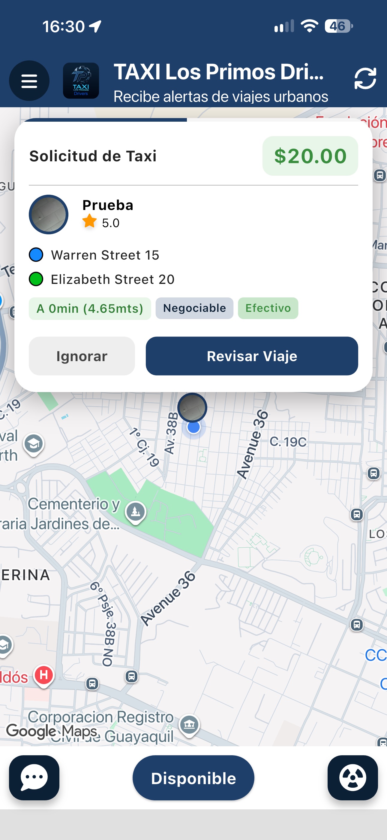 Screenshot 1 of TAXI Los Primos Drivers