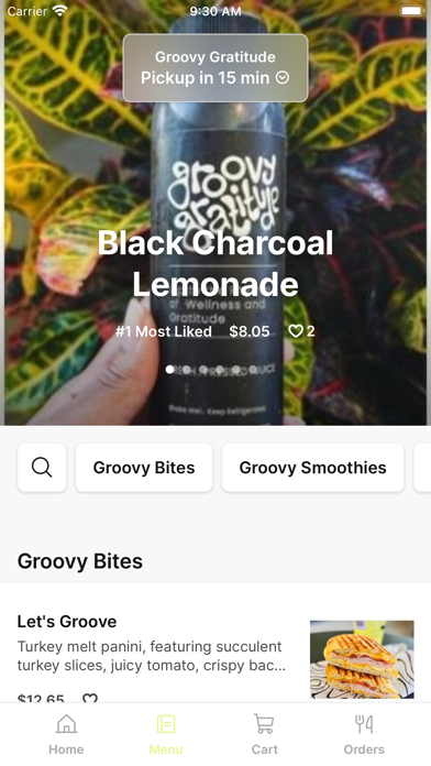 Groovy Gratitude iPhone screenshot 2 - Food & Drink app